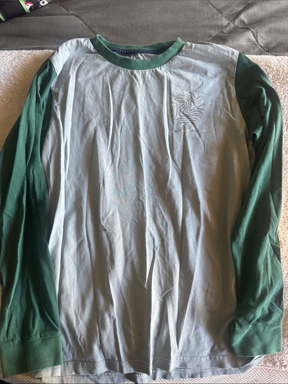 Patagonia Boys Long Sleeve Crew Neck Shirt
